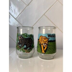 Vintage Welch’s Jelly Juice Jars North American Endangered Species Collection